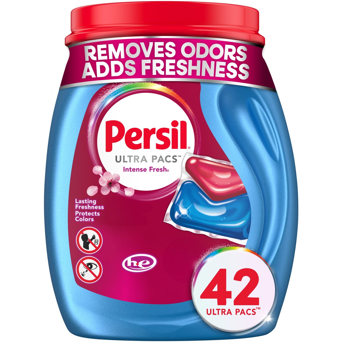 Persil Ultra Pacs Intense Fresh Laundry Detergent – Stress-Relieving Fresh Laundry for Home Laundry Room, Mindful Everyday Clean 100 Count