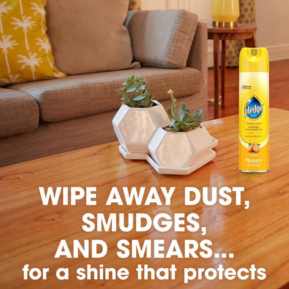 Pledge Enhancing Polish – Gentle Non-Waxy Furniture Polish for Mindful Cleaning Rituals, 9.7oz
