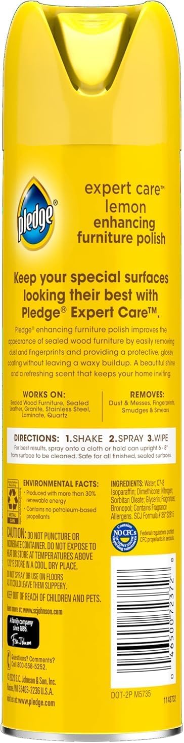 Pledge Multi-Surface Polish Spray – Practical Birthday Gift for Mom Who Loves a Fresh-Smelling Home
