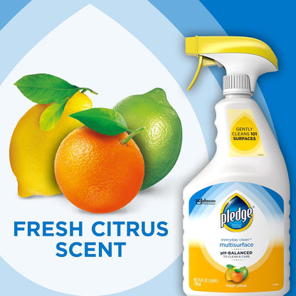 Pledge pH-Balanced Multisurface Cleaner – Fast Streak-Free Care That Keeps Your Workspace Camera-Ready