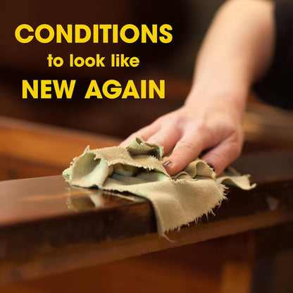 Pledge Reviving Wood Conditioner – Birthday Gift for Mom and Her Living Room Furniture, Sealed Wood and Leather Spray, 9.7oz