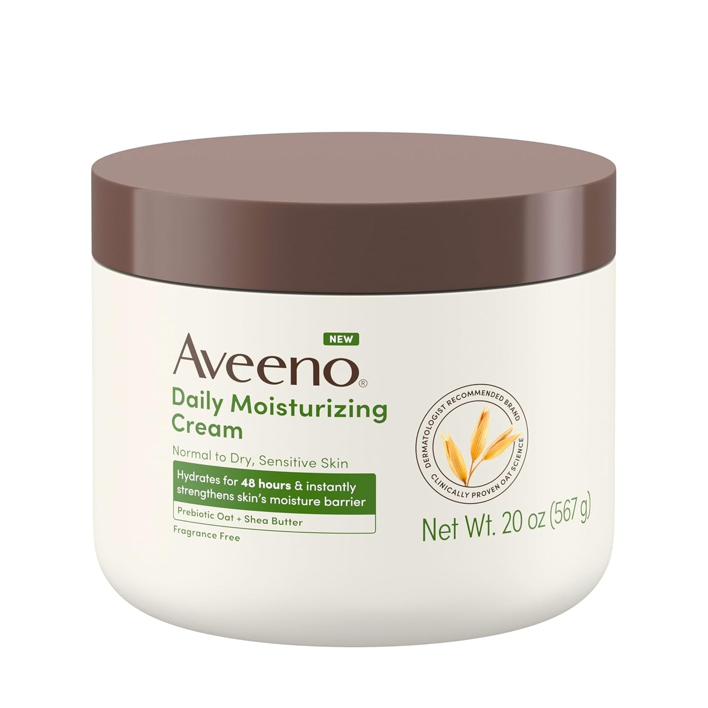 prebiotic oat and shea butter complex that strengthens the skin's natural moisture barrier