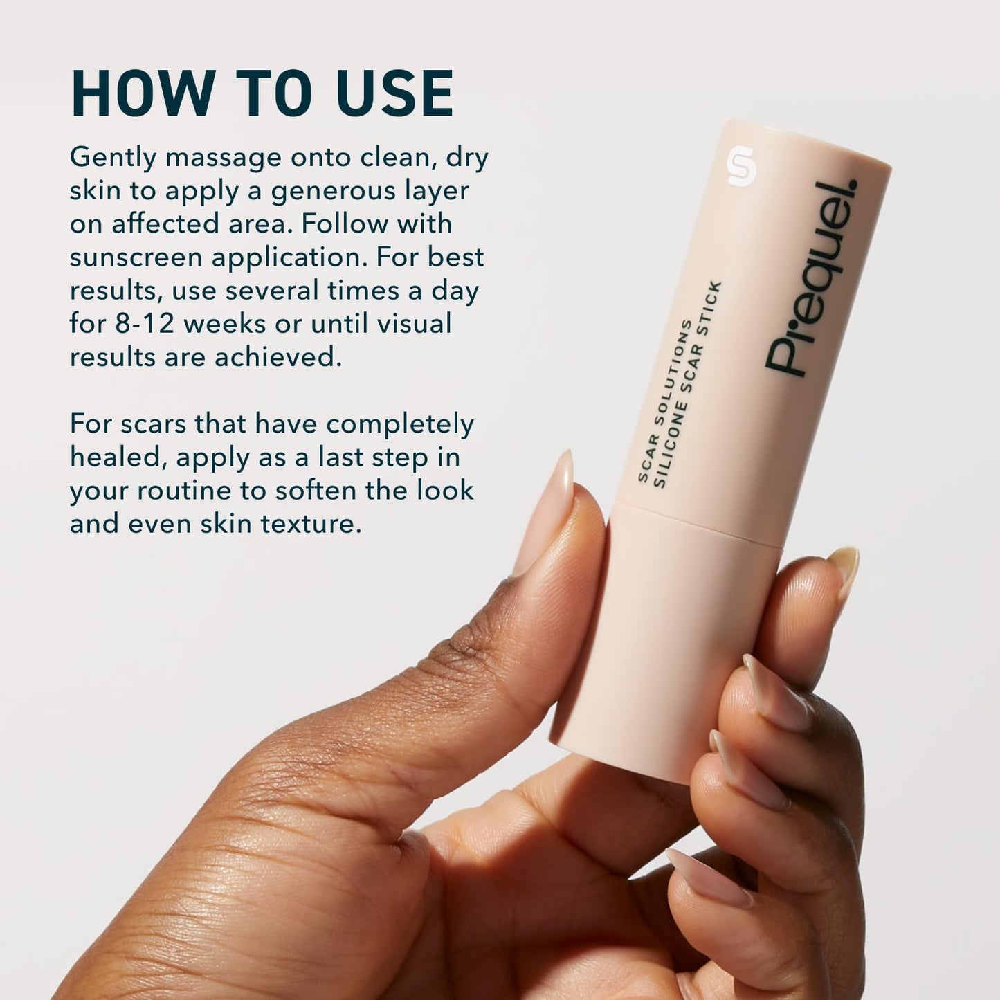 Prequel Skin 60% Silicone Scar Stick – Fragrance-Free and pH-Stabilized for Post-Surgery Scar Care, Family Safe Choice