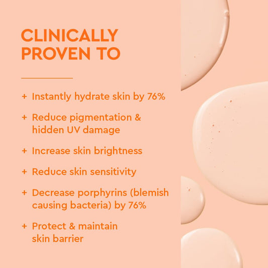 proprietary cera-sun technology for skin barrier restoration and uv-induced redness reduction