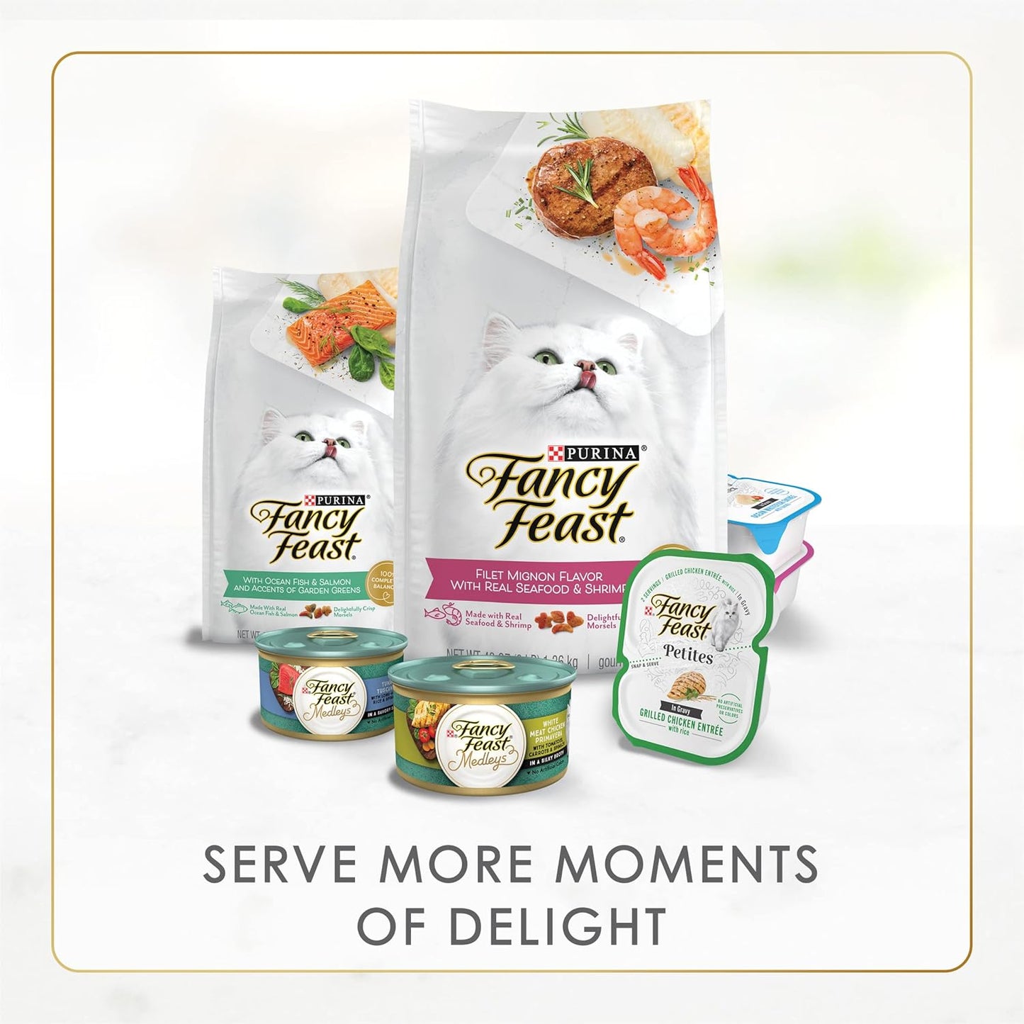 Purina Fancy Feast Grilled Wet Cat Food – Ready-to-Serve 3 oz Tins for Efficient Cat Feeding Stations, Pack of 30
