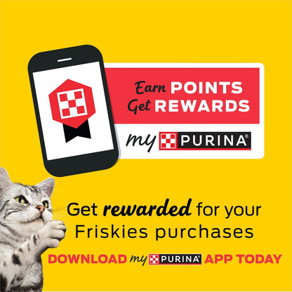 Purina Friskies Dry Cat Food Salmon Tuna Shrimp 22 lb. Bag - Useful Housewarming Gift for New Cat Parents