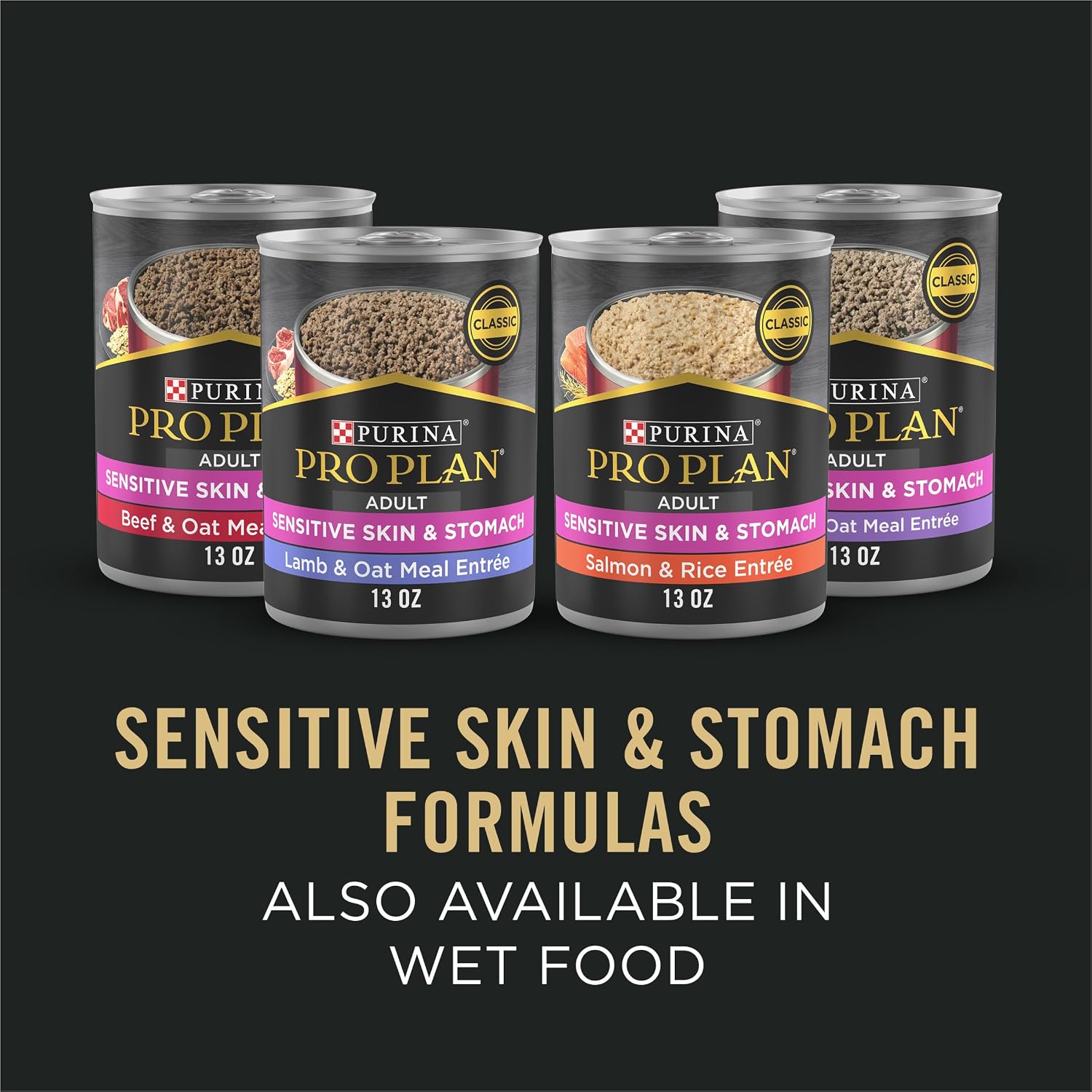 Purina Pro Plan Sensitive Skin and Stomach Dog Food Dry – Real Salmon First Ingredient, Adult Sensitive Formula
