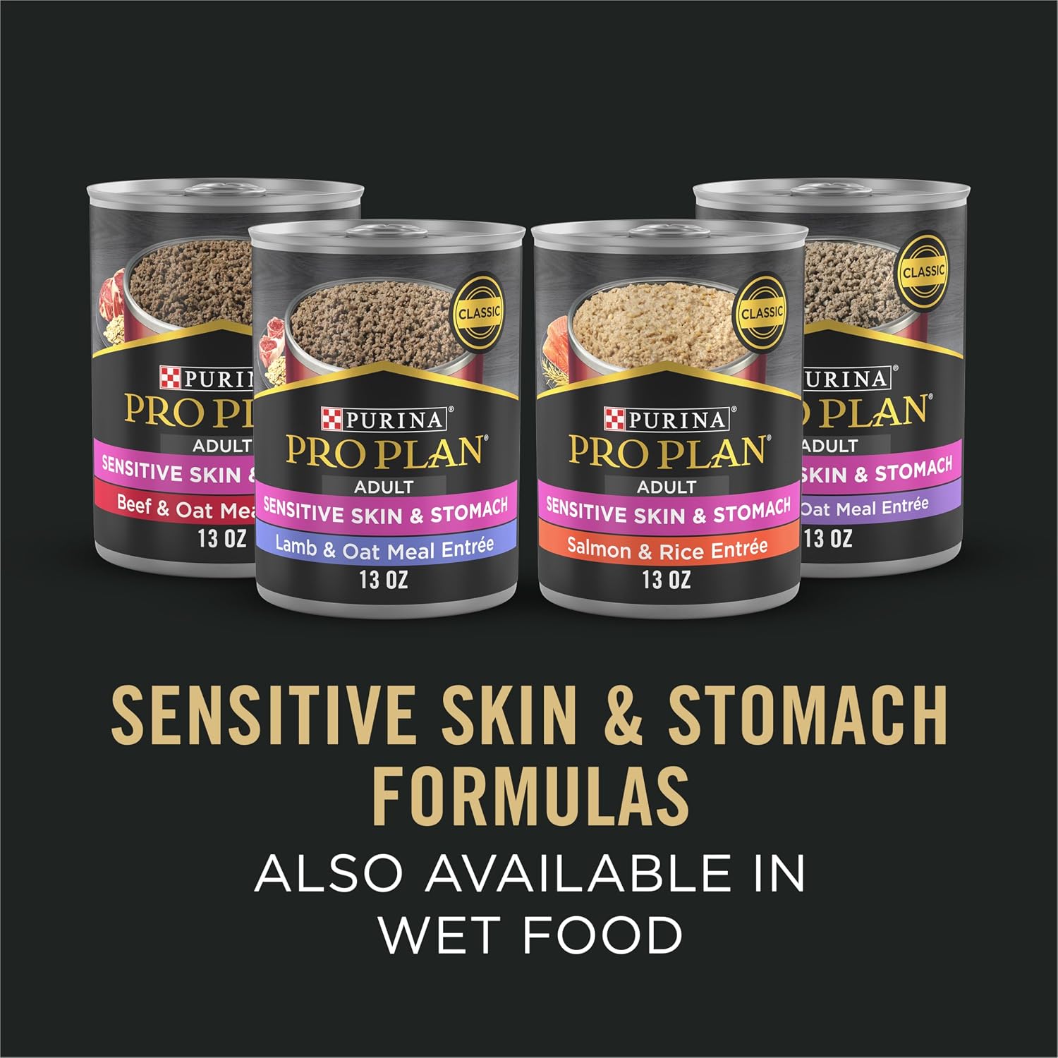 Purina Pro Plan Sensitive Stomach Formula – Safe Choice for Multi-Dog Homes Needing One Trusted Recipe, Salmon & Rice 16 lb Bag