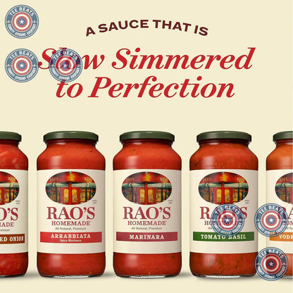Rao's Homemade Marinara – Essential 32 oz Tomato Sauce, Honest Recipe of Six Ingredients for the Understated Home Chef