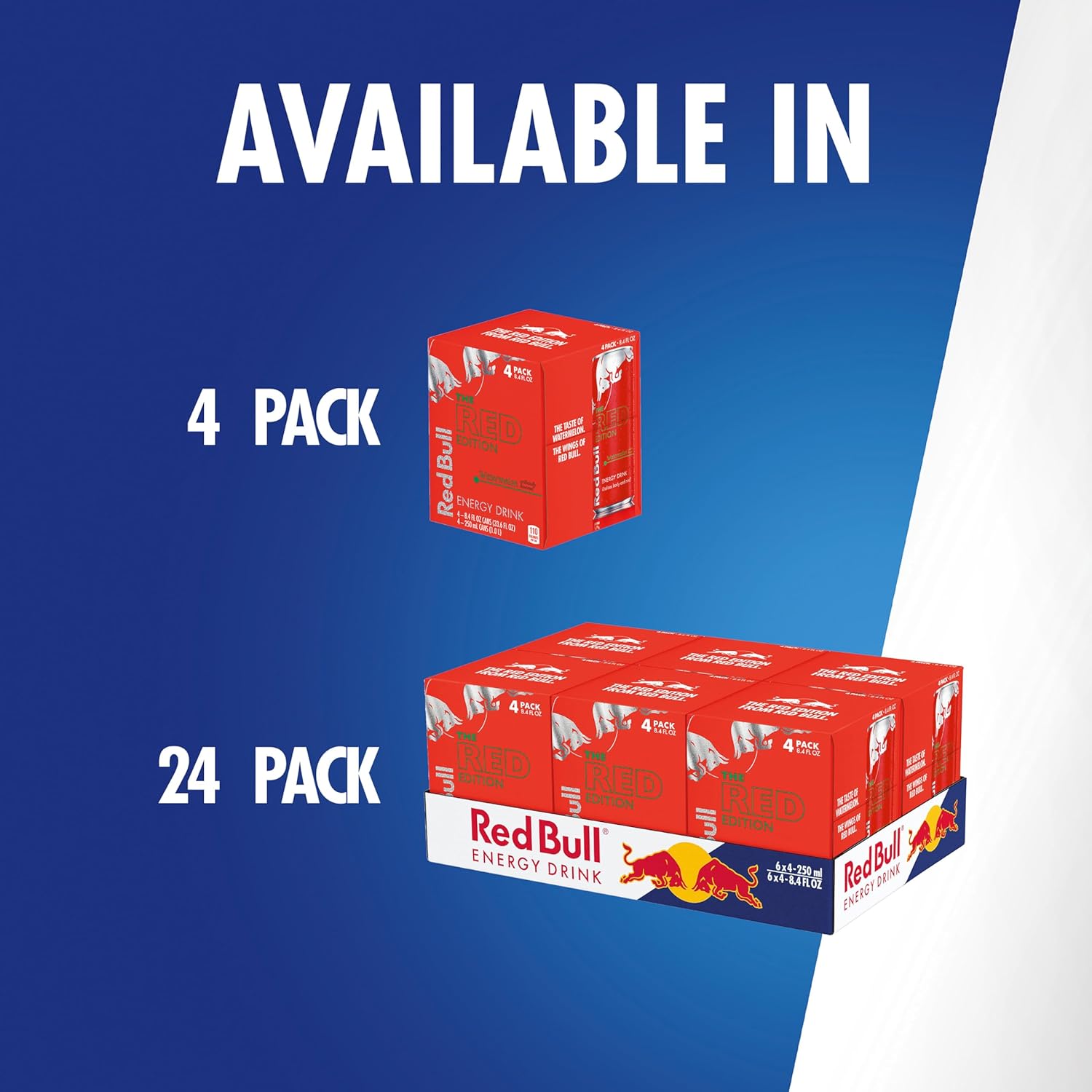 Red Bull Red Edition Watermelon Energy Drink – Late-Night Focus Drink for Remote Workstations