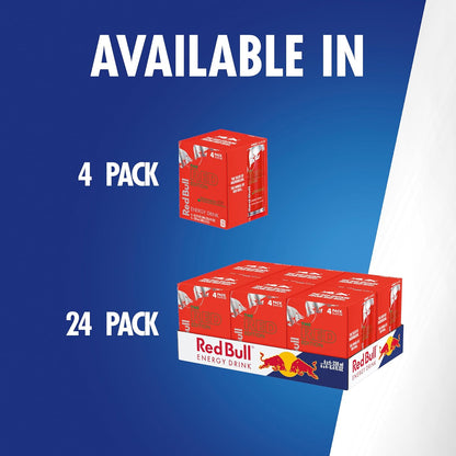 Red Bull Red Edition Watermelon Energy Drink – Late-Night Focus Drink for Remote Workstations