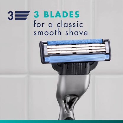 refill-only design compatible with existing gillette mach3 handles