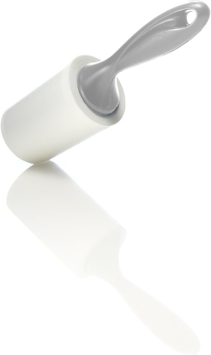 reusable handle compatible with scotch-brite lint roller refills to reduce waste