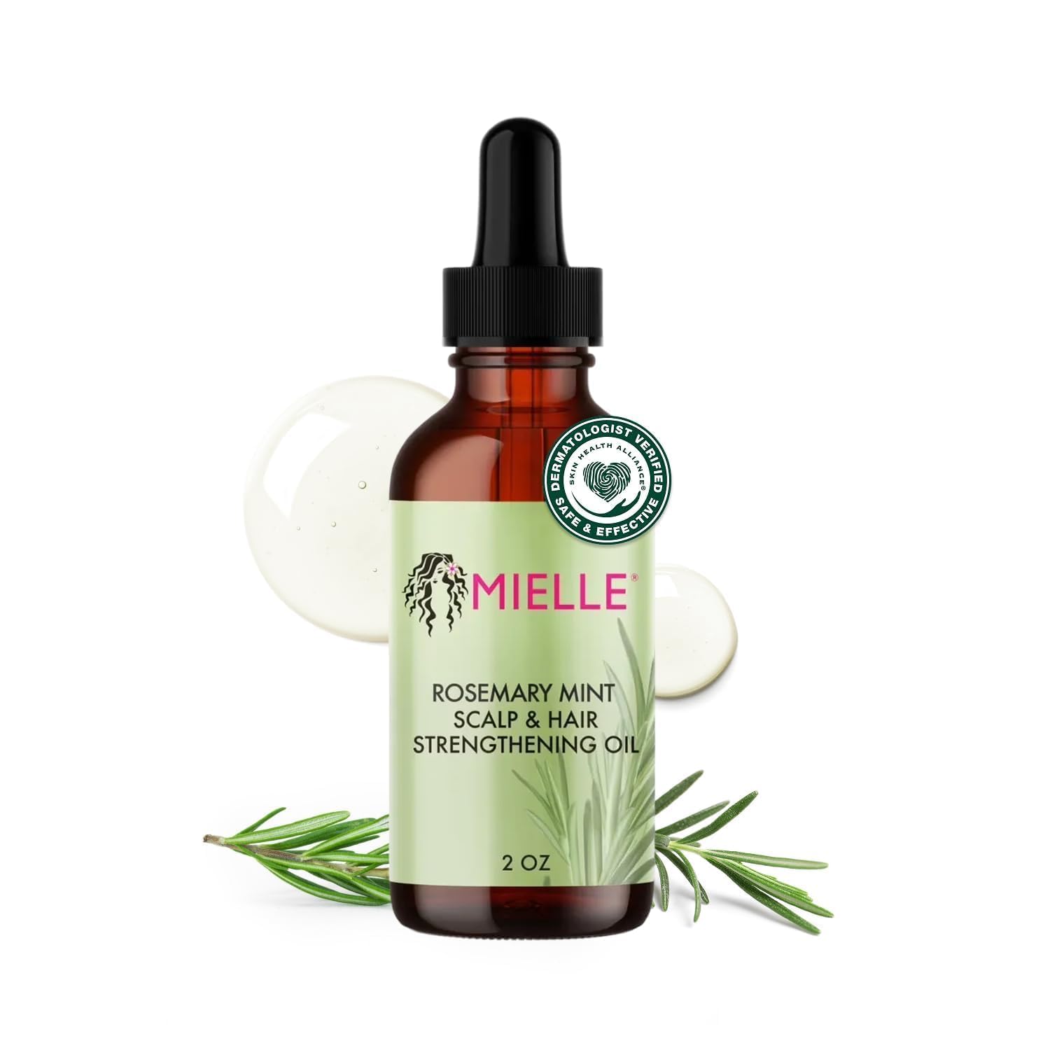 rosemary and mint essential oil blend for invigorating scent and scalp stimulation