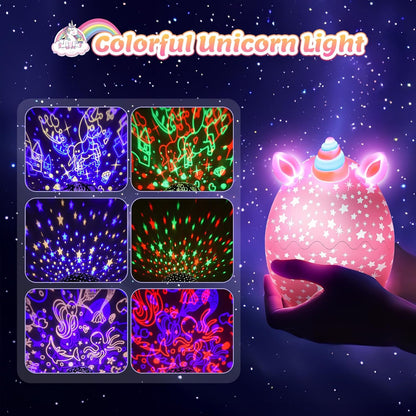 Safe Kids Night Light for Bedroom – Cool-to-Touch USB Powered 5V Projector Lamp Ages 3-12