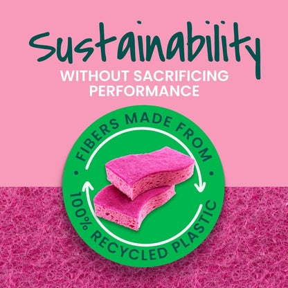 Scotch-Brite Delicate Clean Scrub Sponge – Designer-Friendly Sponge for Cozy Kitchens and Open Shelving