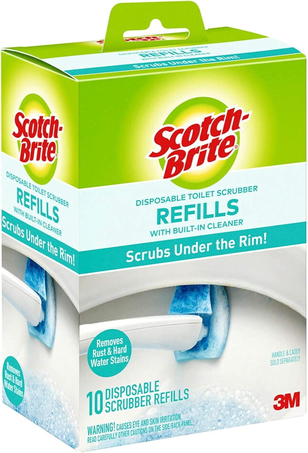 Scotch-Brite Disposable Toilet Scrubber Refills – Self-Care Home Reset with Effortless Hygienic Bathroom Cleaning