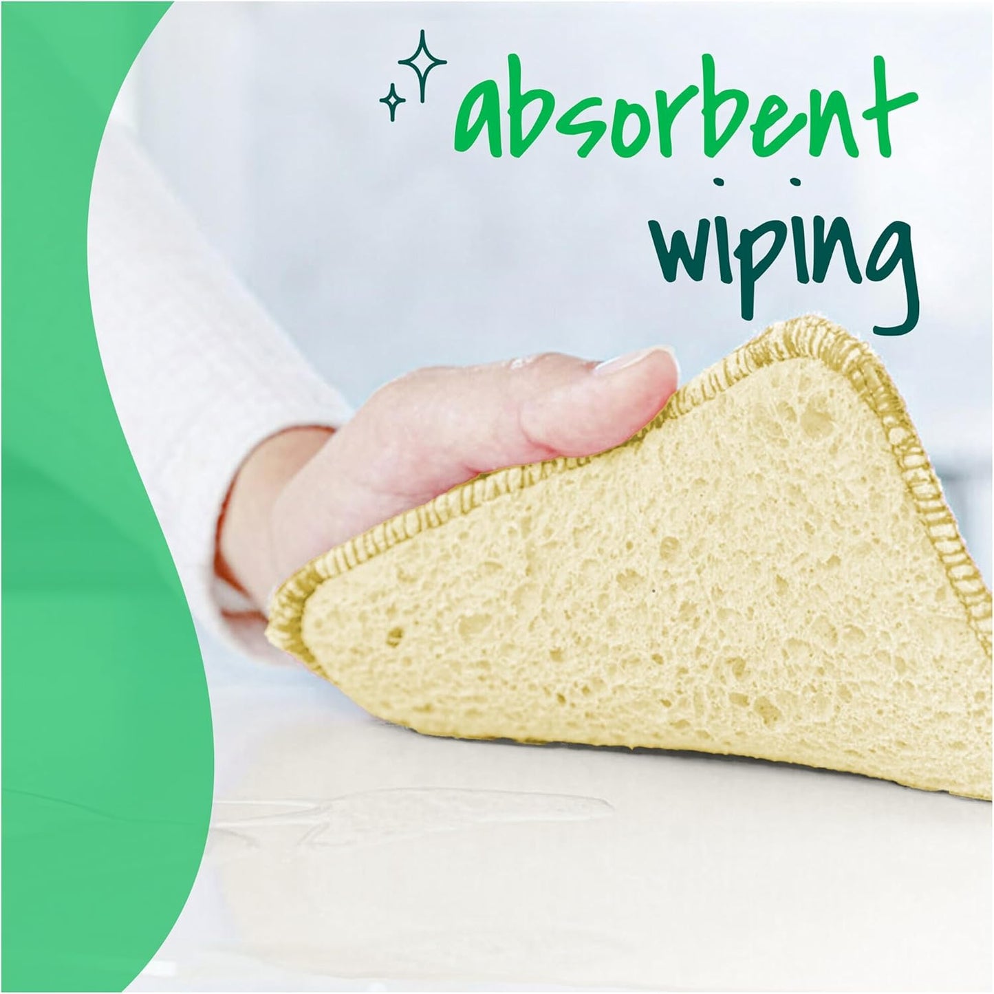 Scotch-Brite Dobie Cloths for Busy Home Managers, Fast-Absorbing Sponge Cloths for Multi-Surface Cleaning