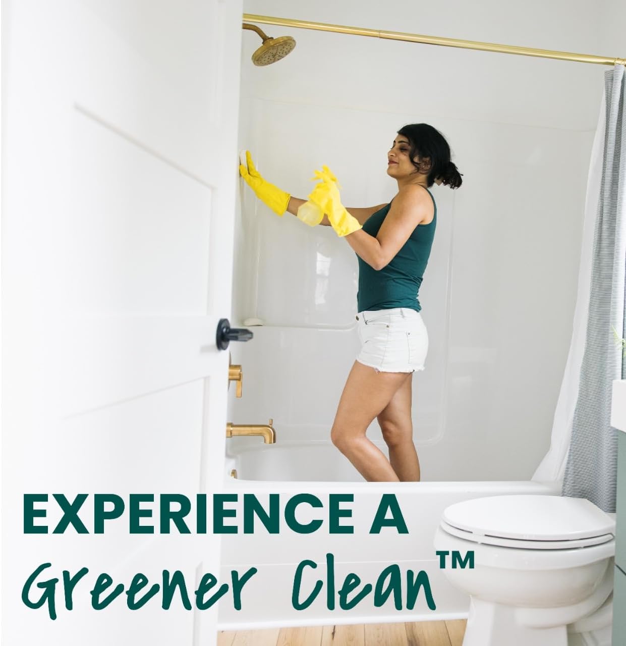 Scotch-Brite Greener Clean Non-Scratch Scrub Sponge – Self-Care Kitchen Tool for Non-Toxic Daily Dishwashing, 12 Pack