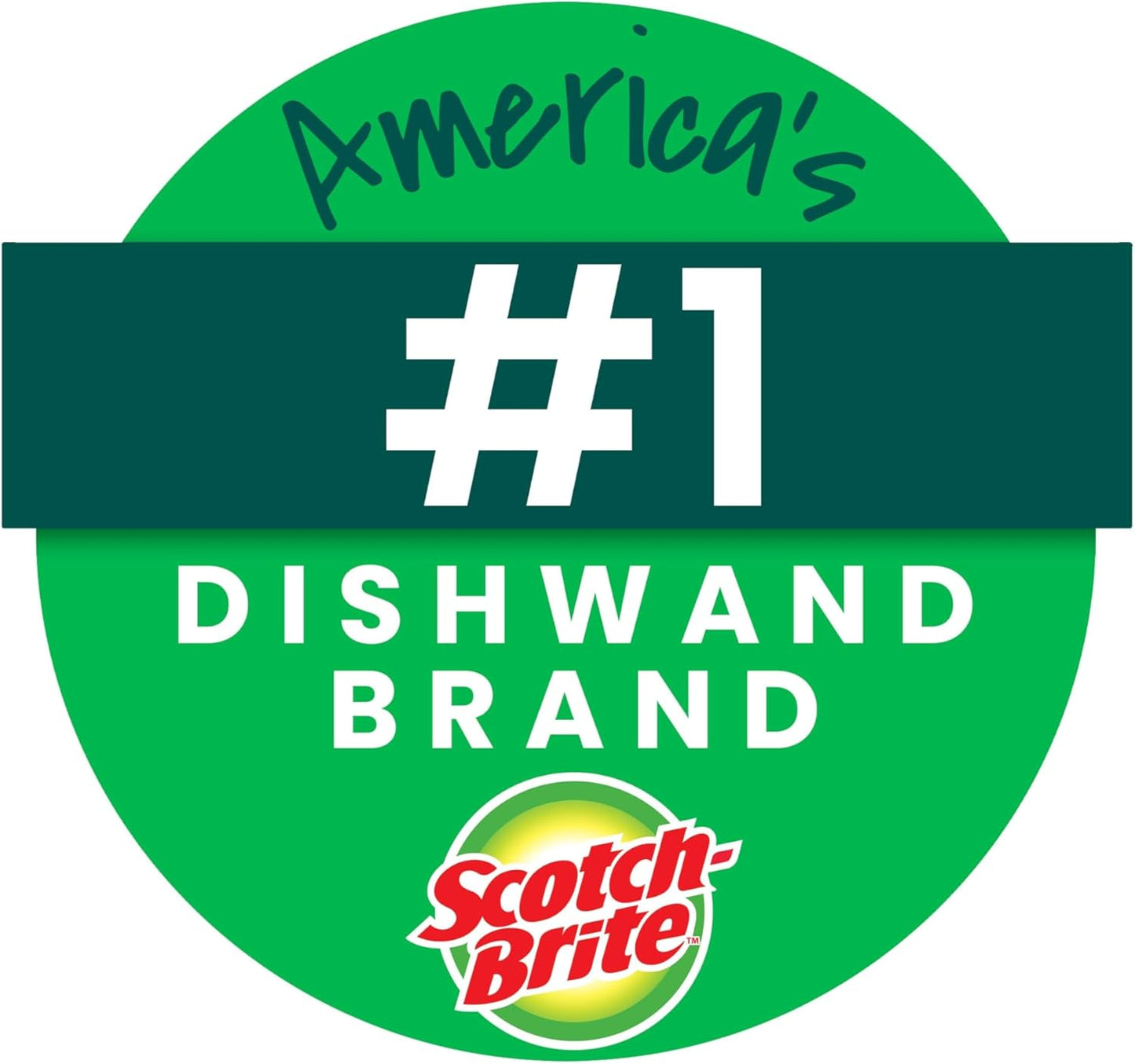 Scotch-Brite Heavy Duty Dishwand Refills – Outdoor Patio and Grate Cleaning Refills, 10 Heavy-Duty Dishwand Heads