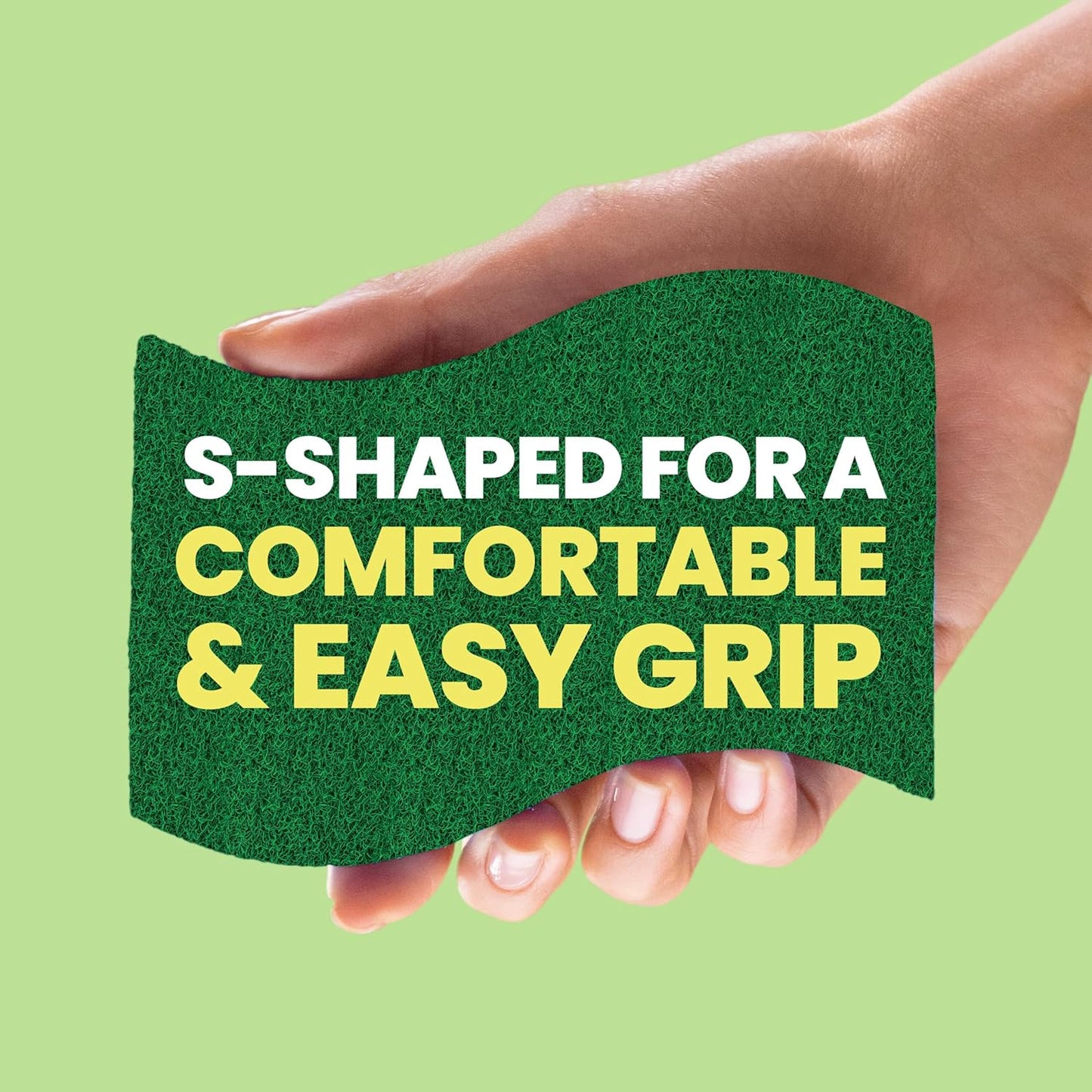 Scotch-Brite Heavy Duty Scrub Sponge – One-Streamlined-Cleaning-Tool Replacement for Plastic-Waste Clutter