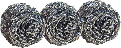 Scotch-Brite Metal Scrubbers for Office Break Rooms and Shared Workspaces, Bulk Scouring Pads for Daily Dish Duty Pack of 8