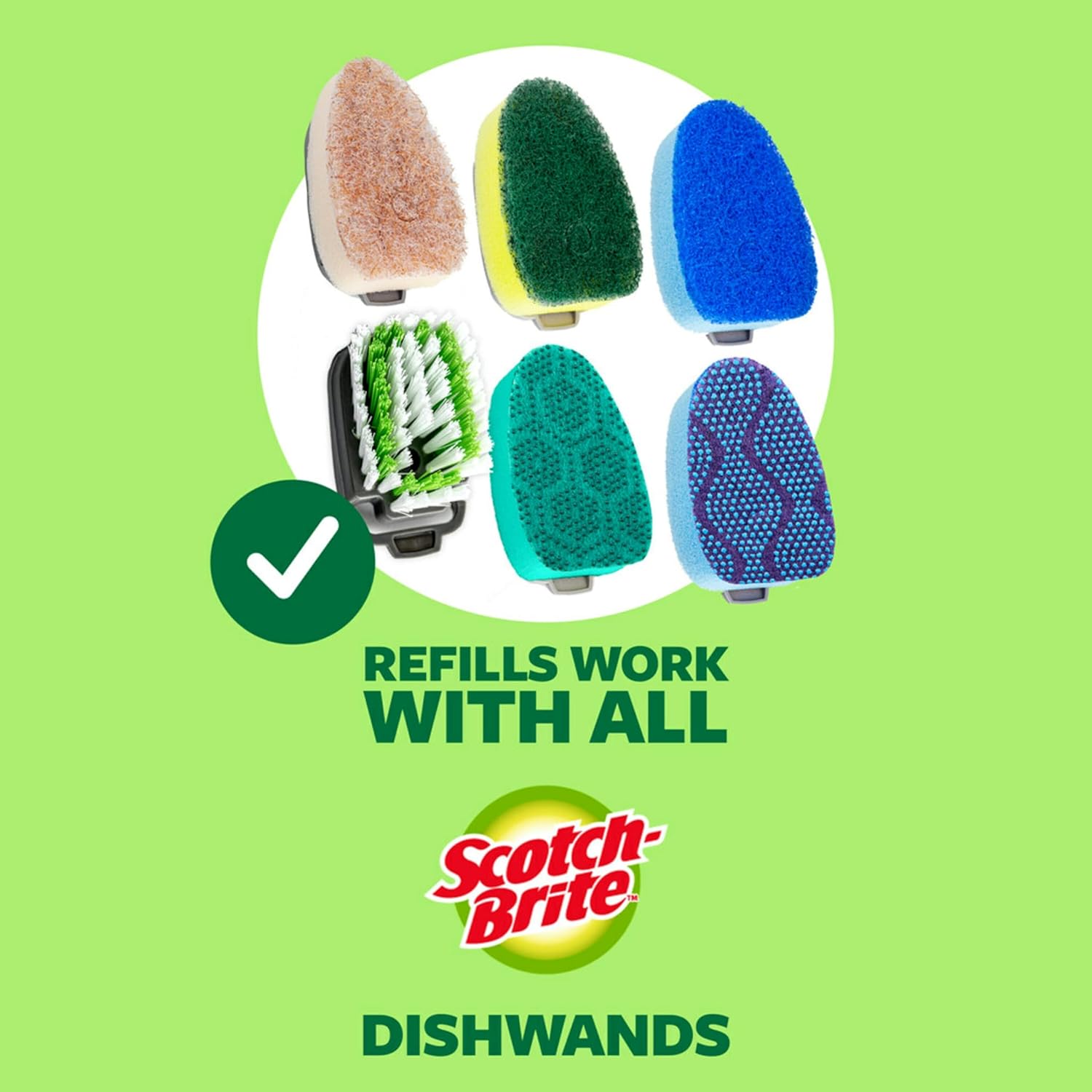 Scotch-Brite Non-Scratch Dishwand – Ergonomic Sink Companion for Mindful Home Cooks