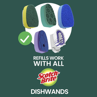 Scotch-Brite Non-Scratch Dishwand – Ergonomic Sink Companion for Mindful Home Cooks