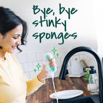 Scotch-Brite Odor Resist Scrub Sponge for Holiday Gift for Home Cooks, Bulk Reusable Cleaning Pack