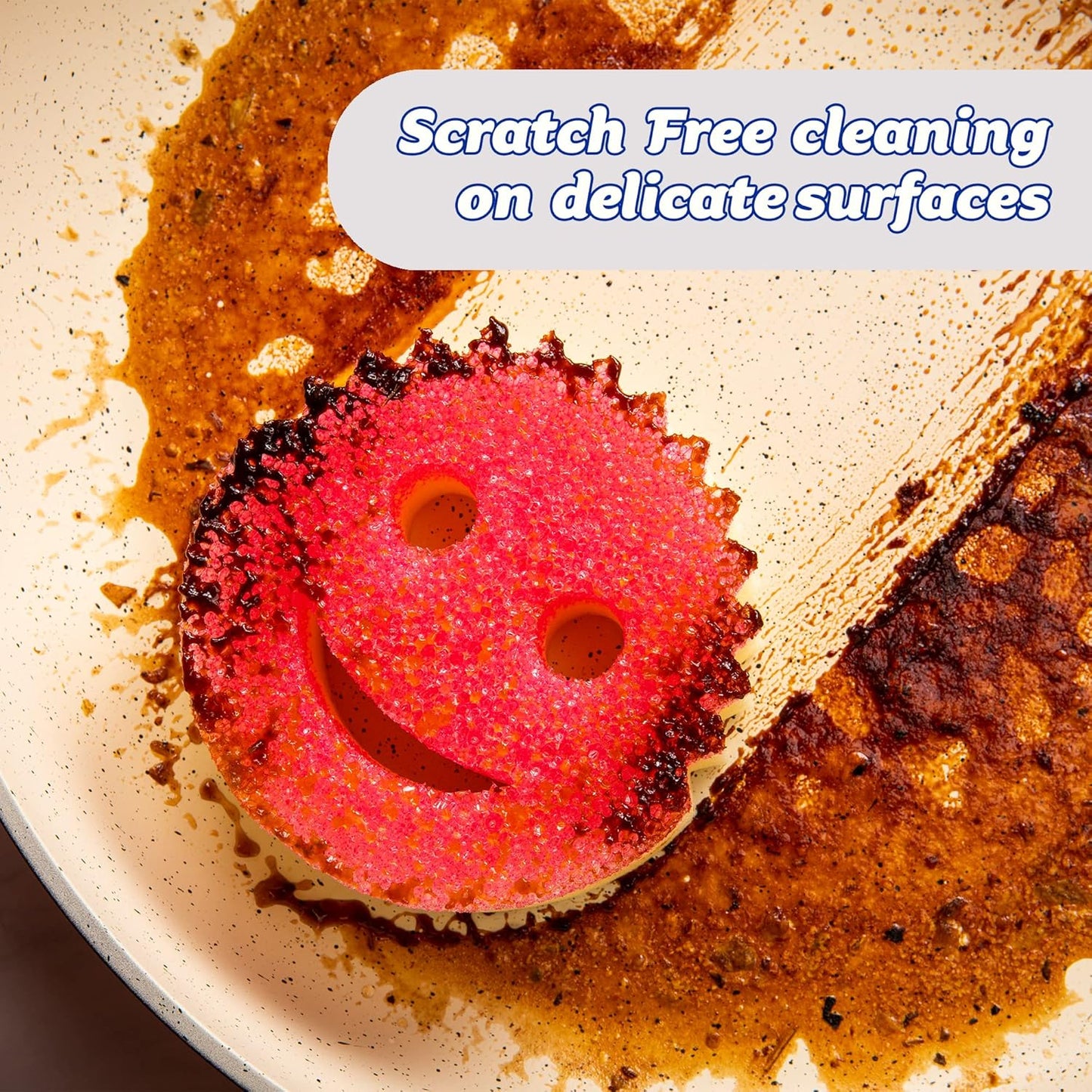 Scrub Daddy Scrub Mommy – Streamlined Countertop Cleaner for Clutter-Free Home Essentials