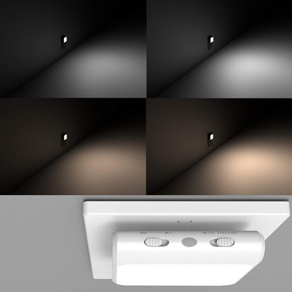 selectable warm white (3000k) and cool white color modes
