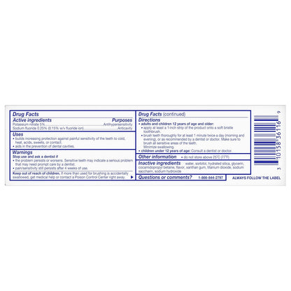 Sensodyne Cavity + Sensitivity Toothpaste – Efficient Two-Minute Sensitive Teeth Routine, No Second Tube Required for the En-Suite