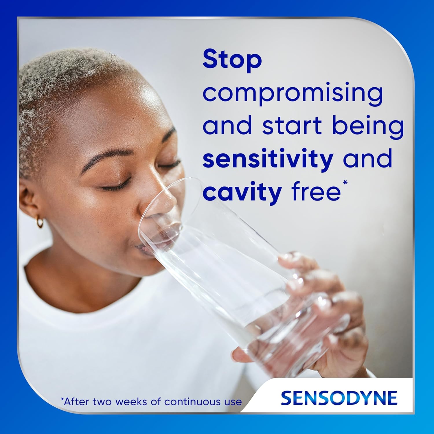 Sensodyne Cavity + Sensitivity Toothpaste – Efficient Two-Minute Sensitive Teeth Routine, No Second Tube Required for the En-Suite