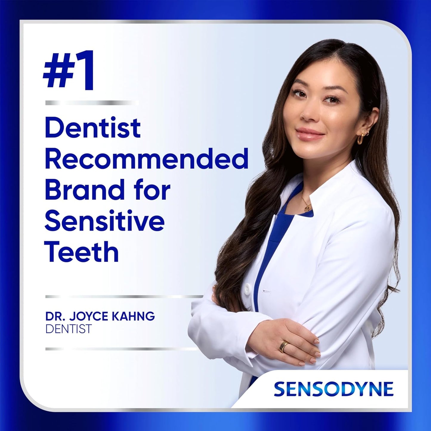 Sensodyne Clinical Repair Whiten & Shine – Safe Sensitivity Toothpaste for Households with Kids