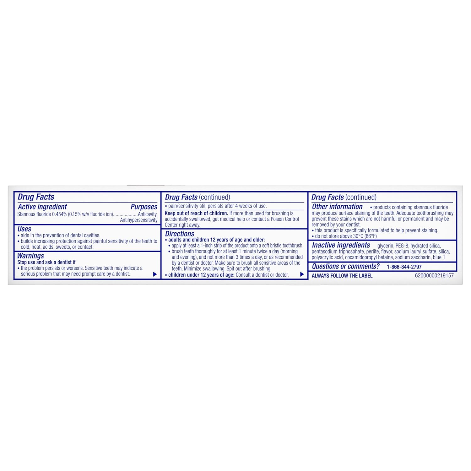 Sensodyne Clinical Repair Whiten & Shine – Safe Sensitivity Toothpaste for Households with Kids
