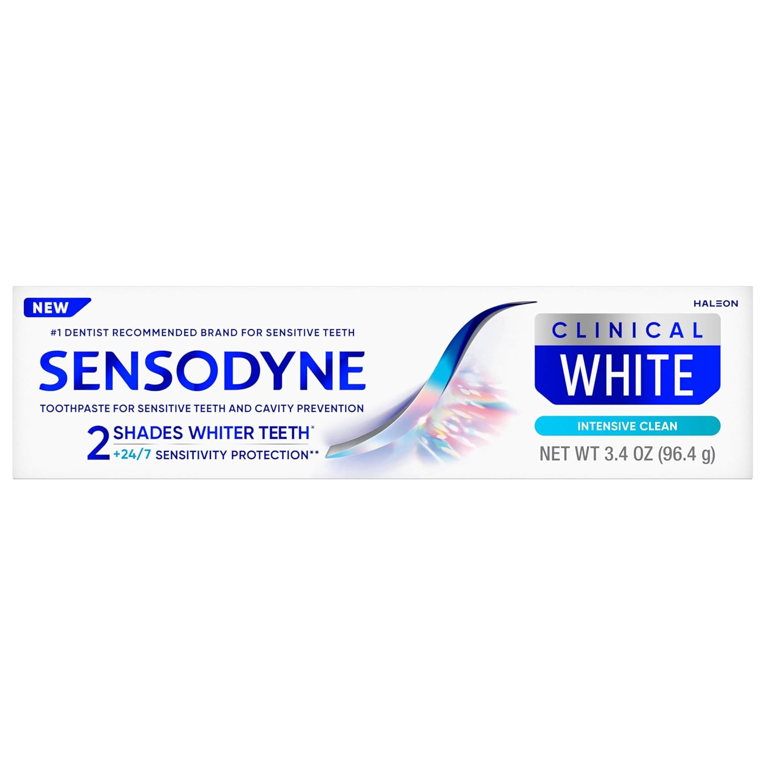 Sensodyne Clinical White – Gentle Whitening Toothpaste, Dentist-Approved Safety for Family Oral Care