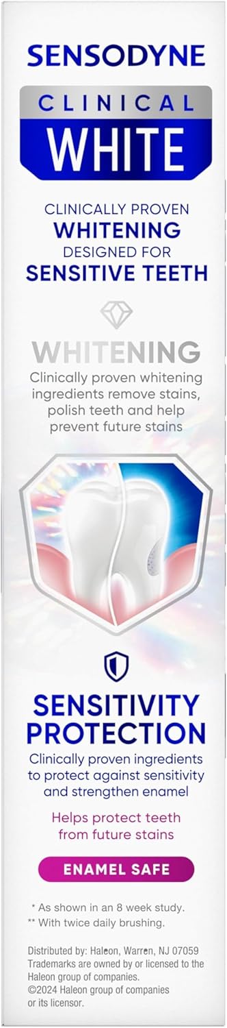Sensodyne Clinical White – Luxury-Grade Sensitivity Relief With Clinically Proven Whitening Results