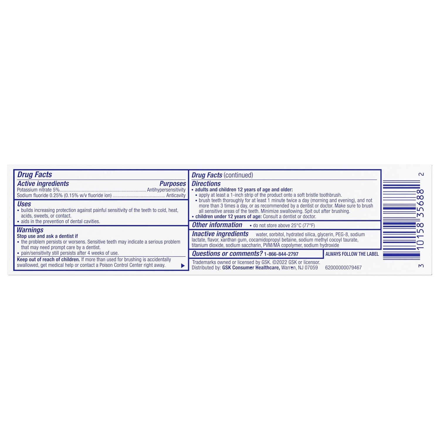 Sensodyne Pronamel Active Shield Whitening Toothpaste, Cool Mint – Practical Holiday Gift Set for Coffee and Wine Lovers, 3.4 oz (Pack of 3)