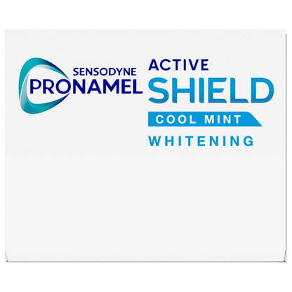 Sensodyne Pronamel Active Shield Whitening Toothpaste, Cool Mint – Practical Holiday Gift Set for Coffee and Wine Lovers, 3.4 oz (Pack of 3)