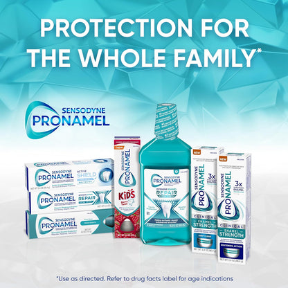 Sensodyne Pronamel Arctic Breeze Toothpaste – Streamlined Daily Oral Care for a Clutter-Free Bathroom Counter