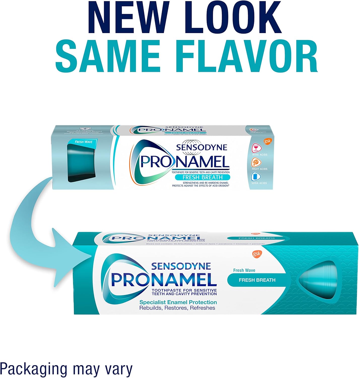 Sensodyne Pronamel Cavity Protection Toothpaste – Calming Fresh Wave Formula for Daily Wellness Rituals