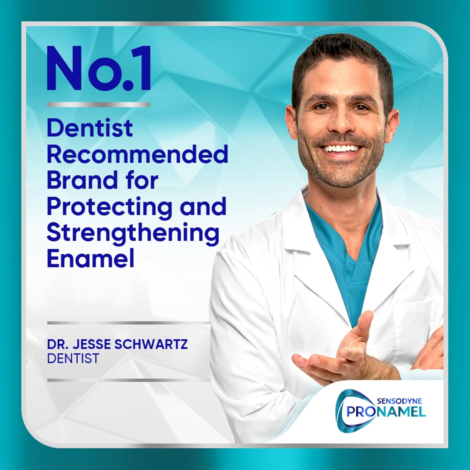 Sensodyne Pronamel Clinical Whitening – Dentist-Backed Enamel Care Safe for Adults & Families (3 Tubes)