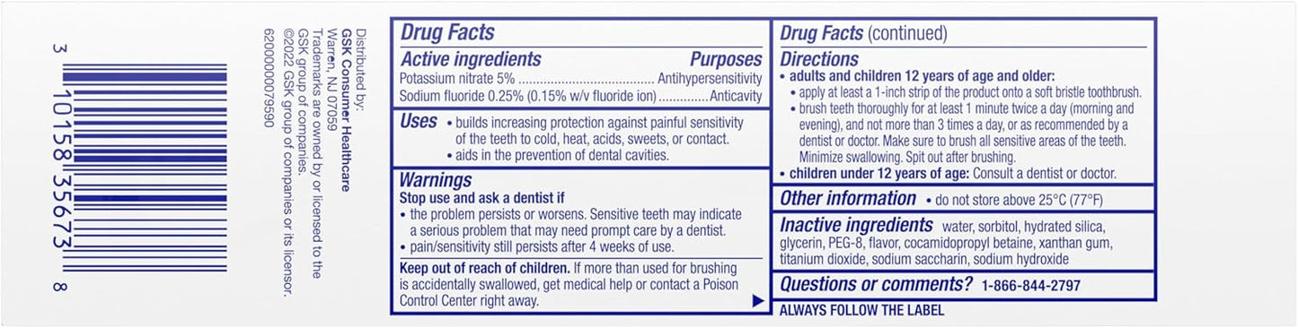 Sensodyne Pronamel Fresh Mint 4-Pack – Gentle, Non-Abrasive Sensitivity Relief Safe for Children