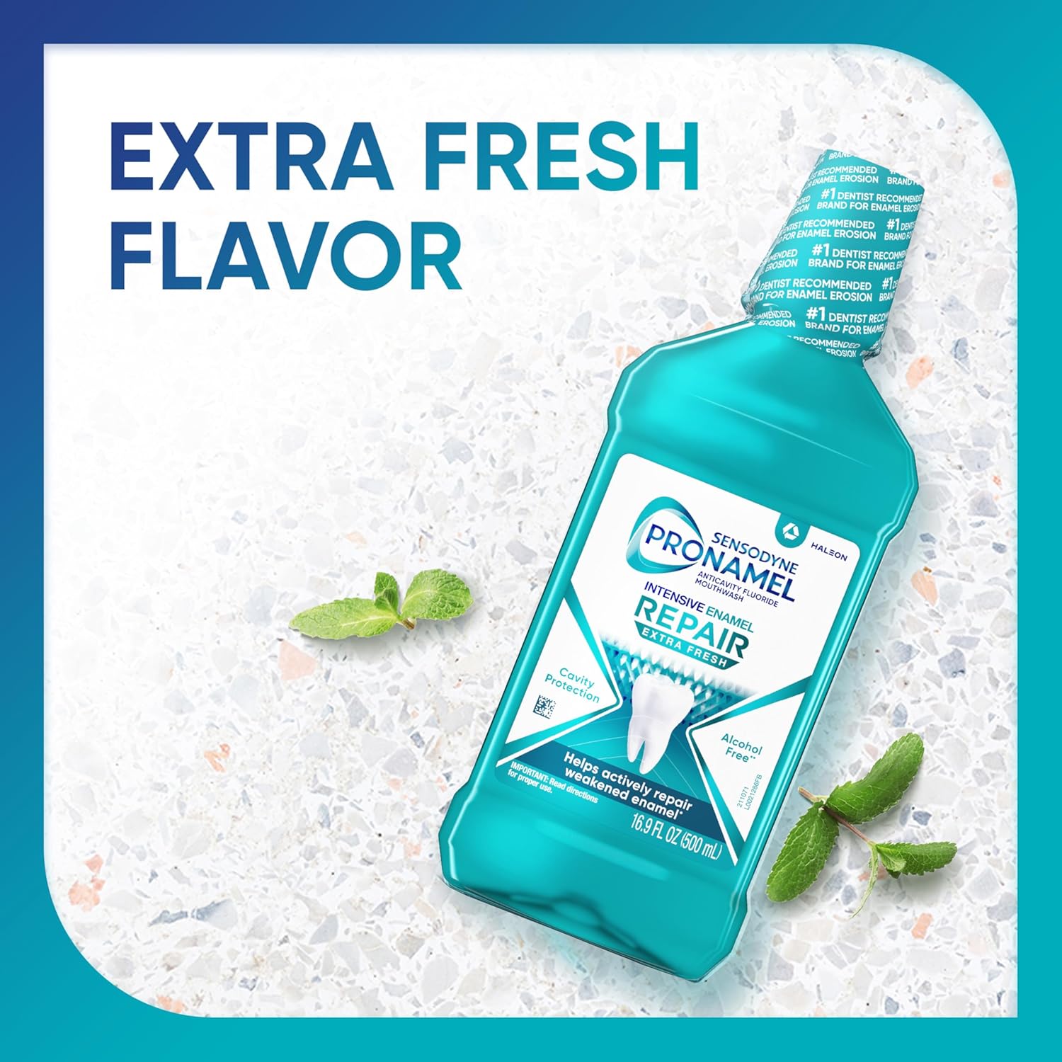 Sensodyne Pronamel Mineralizing Mouthwash – Alcohol-Free Enamel Care for a Calming Wind-Down Routine, Extra Fresh 16.9 fl oz 3 Pack