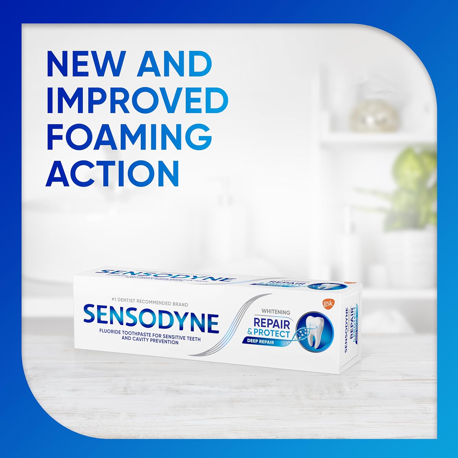 Sensodyne Repair and Protect Whitening – Number One Dentist-Recommended Luxury Sensitivity Care