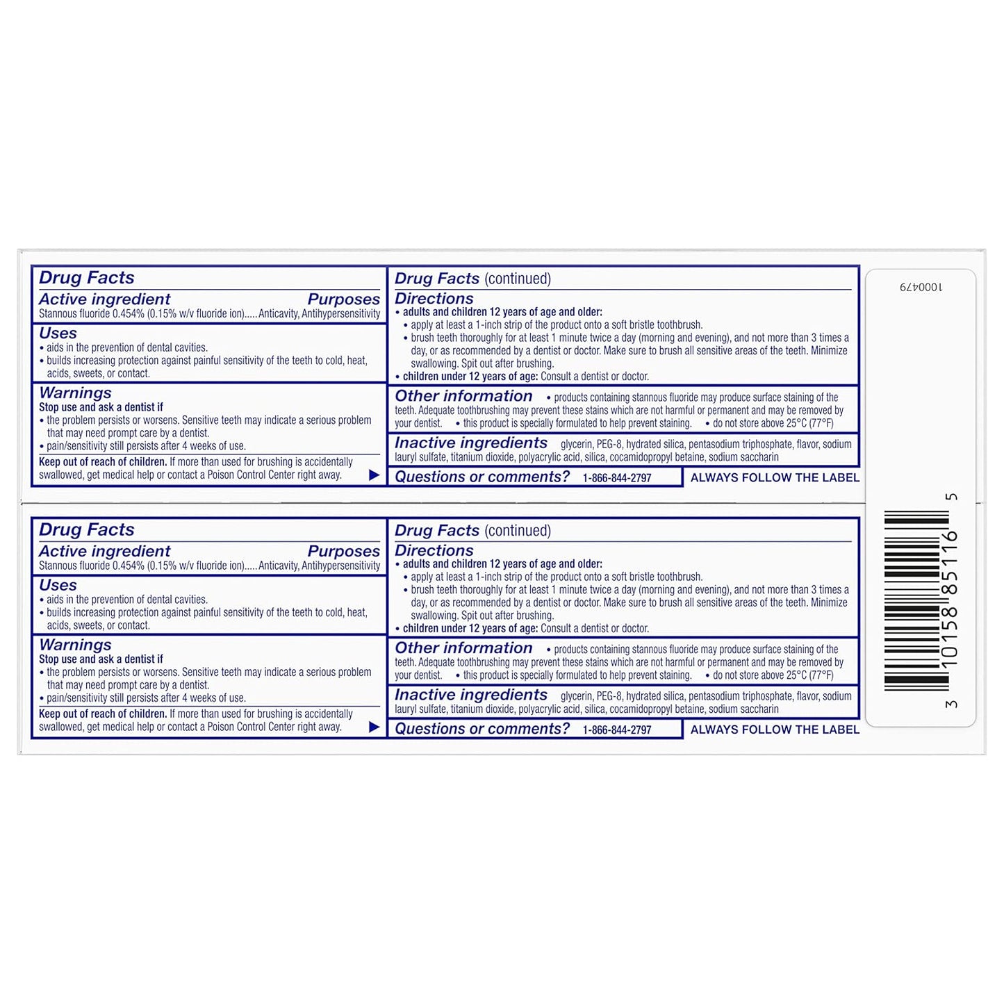 Sensodyne Repair and Protect Whitening – Number One Dentist-Recommended Luxury Sensitivity Care