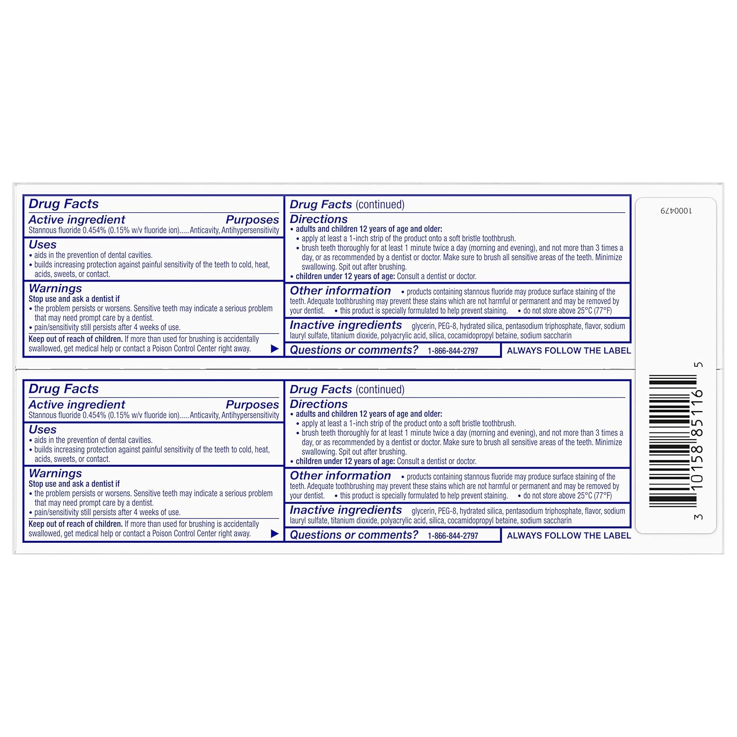 Sensodyne Repair and Protect Whitening – Number One Dentist-Recommended Luxury Sensitivity Care