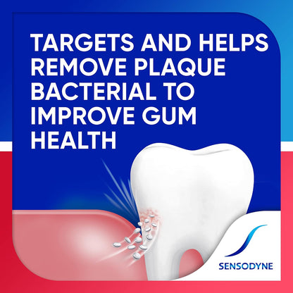 Sensodyne Sensitivity & Gum Whitening Toothpaste – One-Tube Solution for Sensitivity, Gums and Whitening