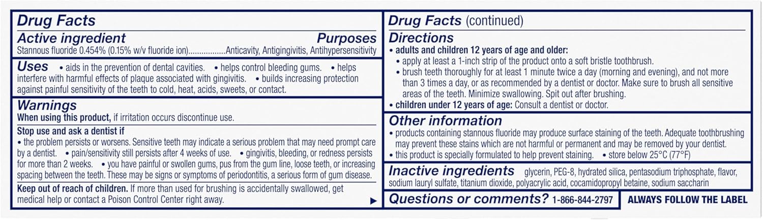 Sensodyne Sensitivity & Gum Whitening Toothpaste – One-Tube Solution for Sensitivity, Gums and Whitening