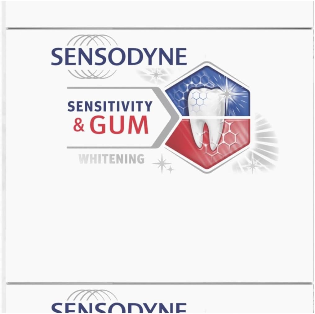 Sensodyne Sensitivity & Gum Whitening Toothpaste – One-Tube Solution for Sensitivity, Gums and Whitening